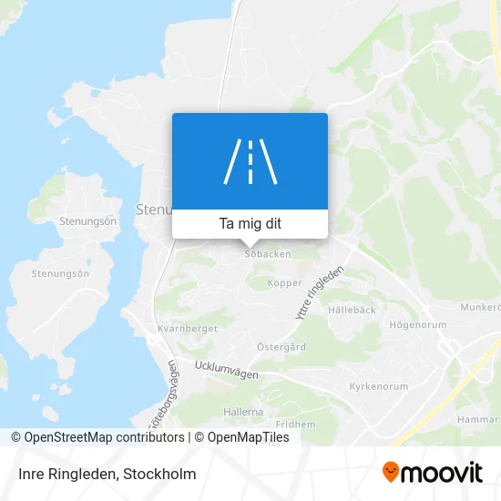 Inre Ringleden karta