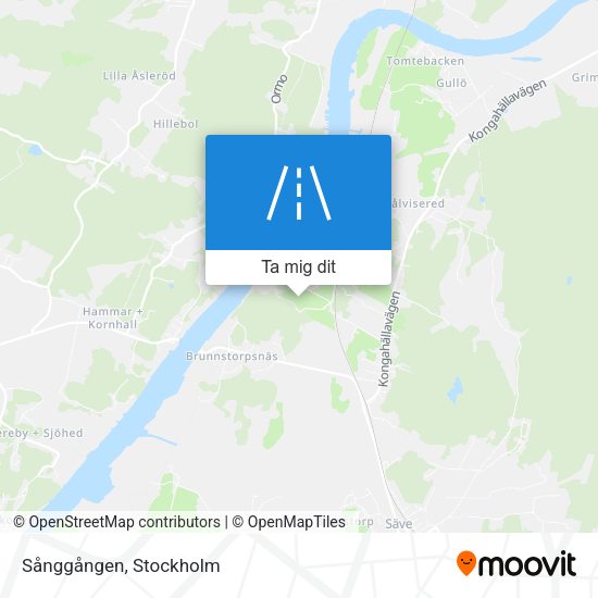 Sånggången karta
