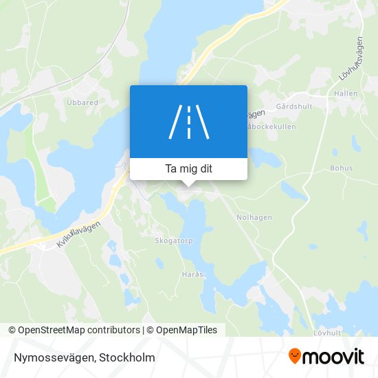 Nymossevägen karta