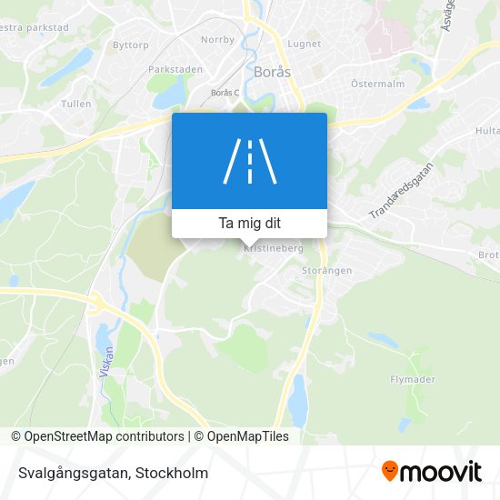 Svalgångsgatan karta
