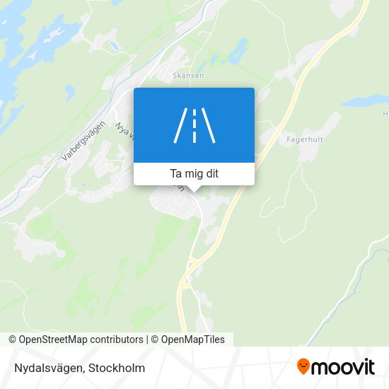 Nydalsvägen karta