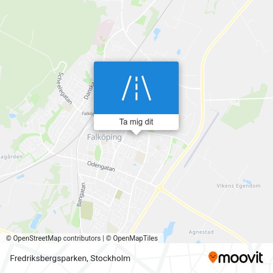 Fredriksbergsparken karta