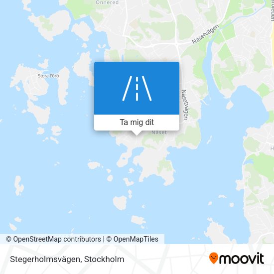 Stegerholmsvägen karta