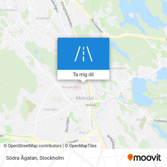 Södra Ågatan karta