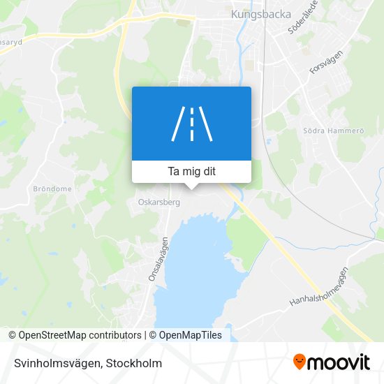 Svinholmsvägen karta