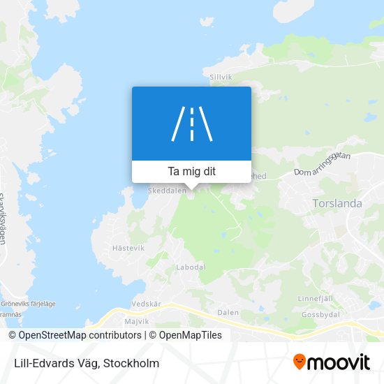 Lill-Edvards Väg karta