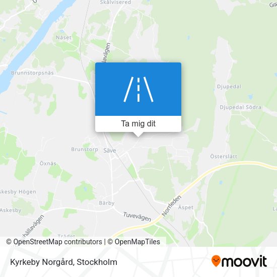 Kyrkeby Norgård karta