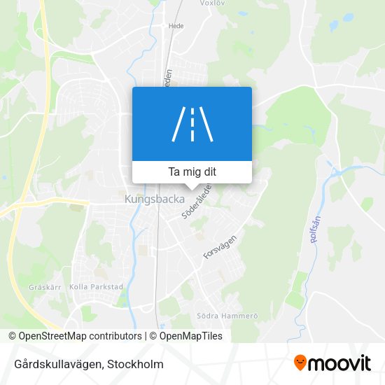 Gårdskullavägen karta