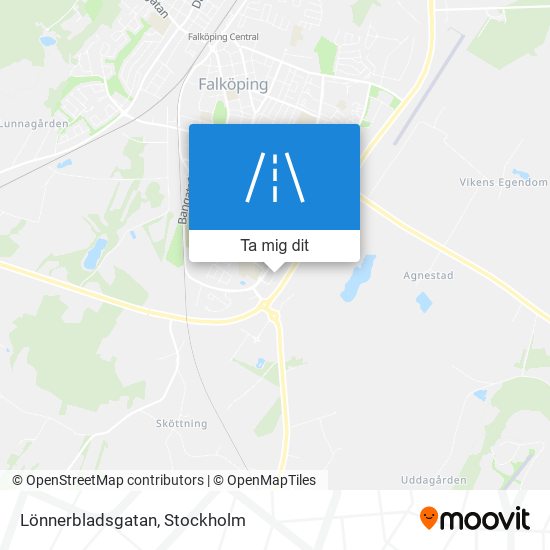 Lönnerbladsgatan karta