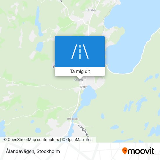 Ålandavägen karta