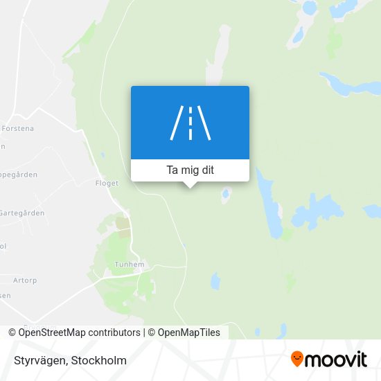 Styrvägen karta