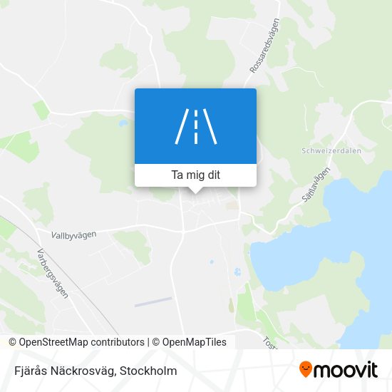 Fjärås Näckrosväg karta