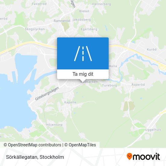Sörkällegatan karta