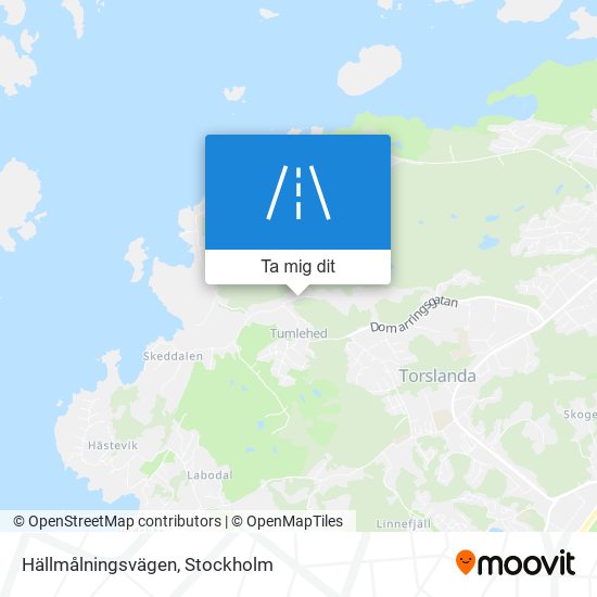 Hällmålningsvägen karta