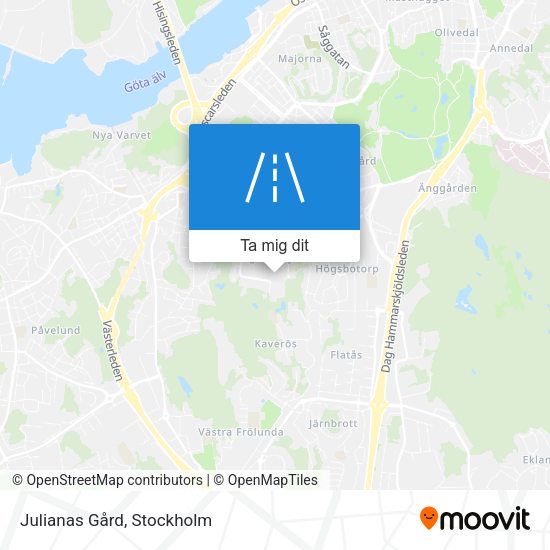 Julianas Gård karta
