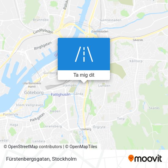 Fürstenbergsgatan karta