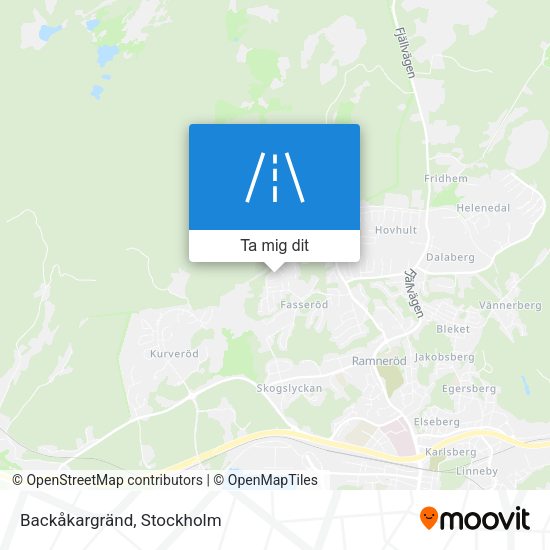 Backåkargränd karta