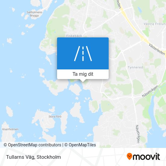 Tullarns Väg karta