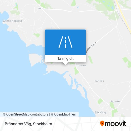 Brännarns Väg karta