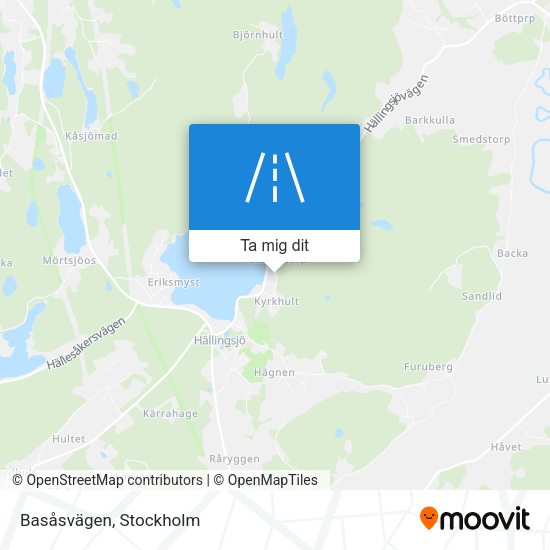 Basåsvägen karta