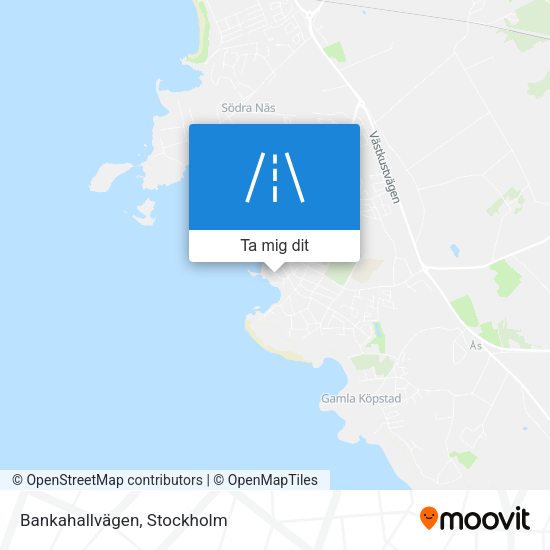 Bankahallvägen karta