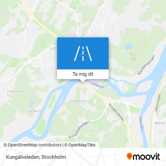 Kungälvsleden karta