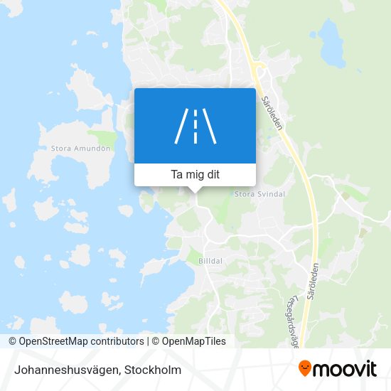 Johanneshusvägen karta