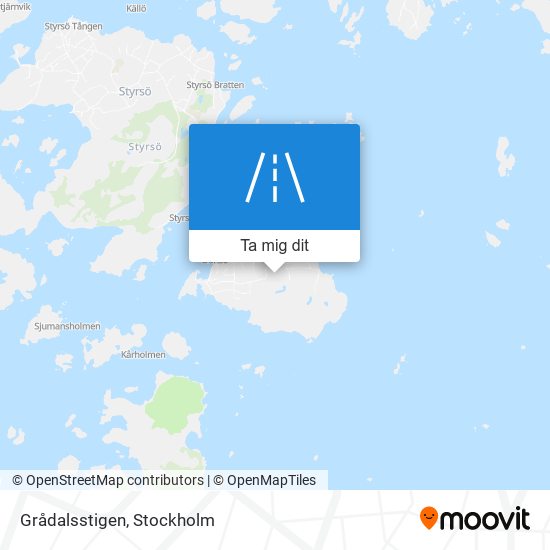 Grådalsstigen karta