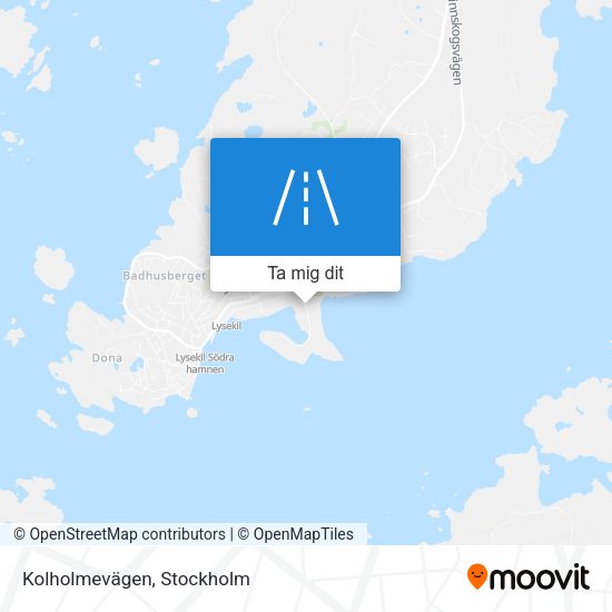 Kolholmevägen karta