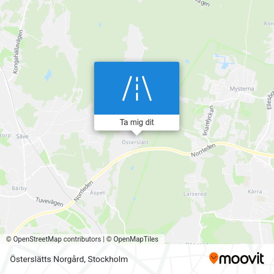 Österslätts Norgård karta