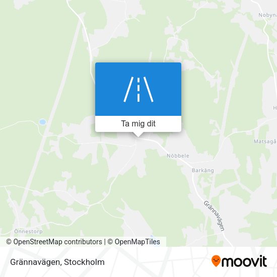 Grännavägen karta
