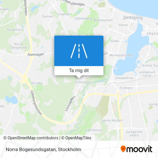 Norra Bogesundsgatan karta