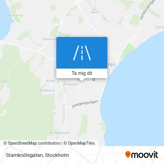Stamknölsgatan karta