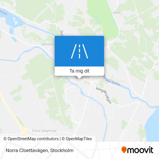 Norra Cloettavägen karta
