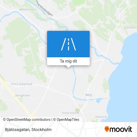 Bjälösagatan karta