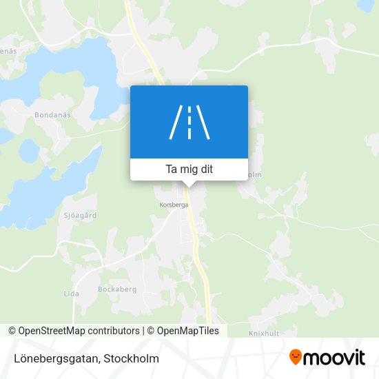 Lönebergsgatan karta