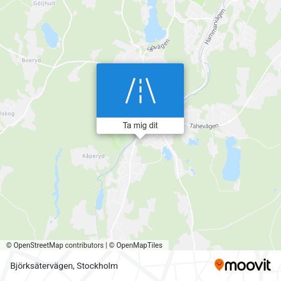 Björksätervägen karta