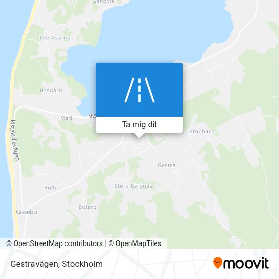 Gestravägen karta