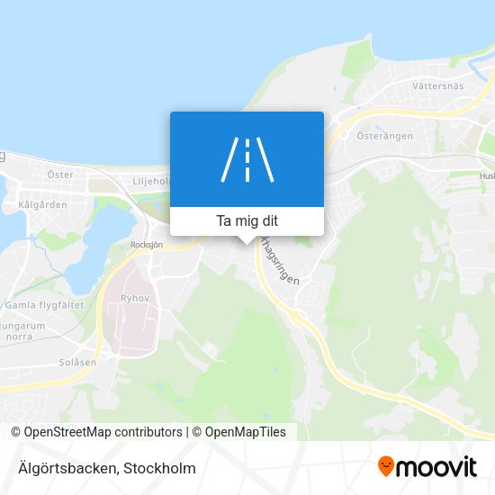 Älgörtsbacken karta