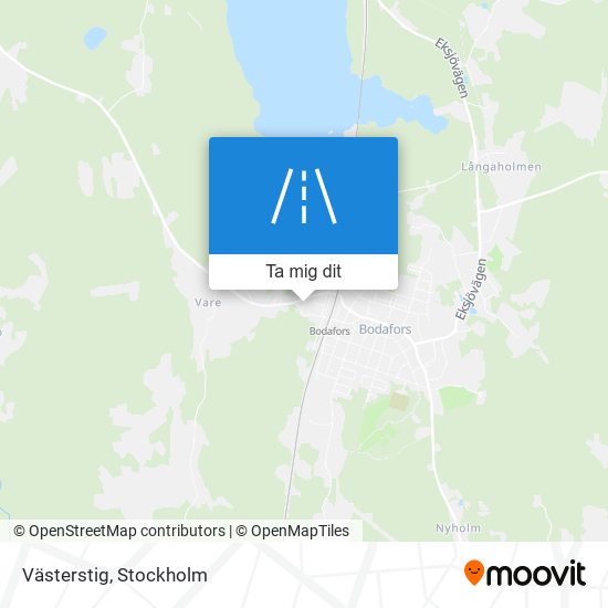 Västerstig karta