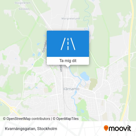 Kvarnängsgatan karta