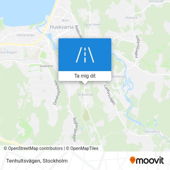 Tenhultsvägen karta