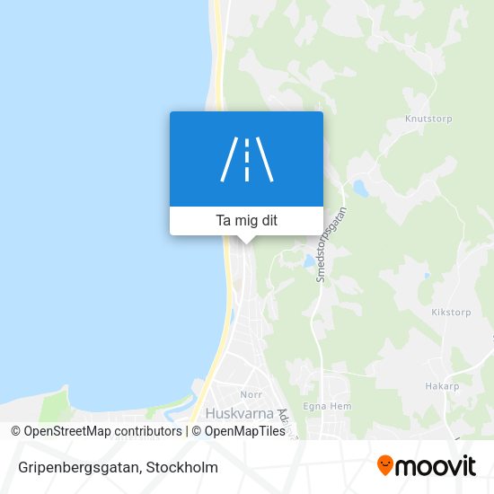 Gripenbergsgatan karta