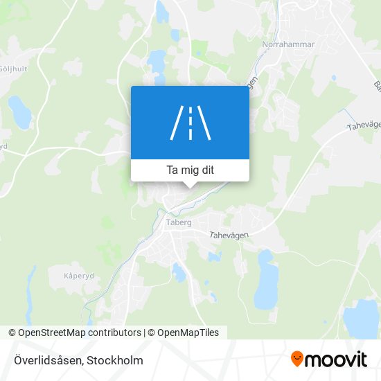 Överlidsåsen karta