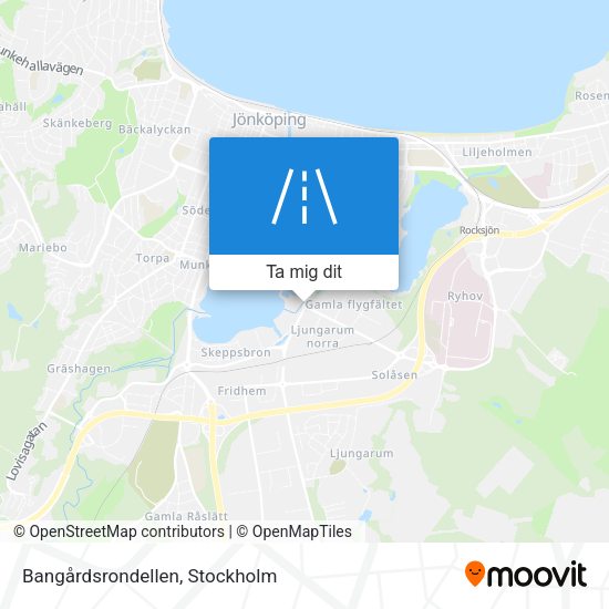 Bangårdsrondellen karta