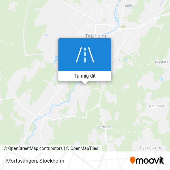 Mörtsvängen karta