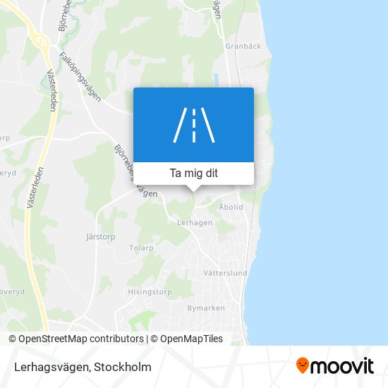 Lerhagsvägen karta
