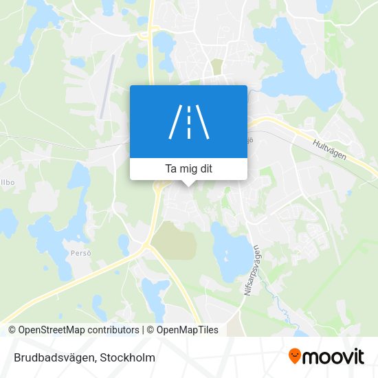 Brudbadsvägen karta