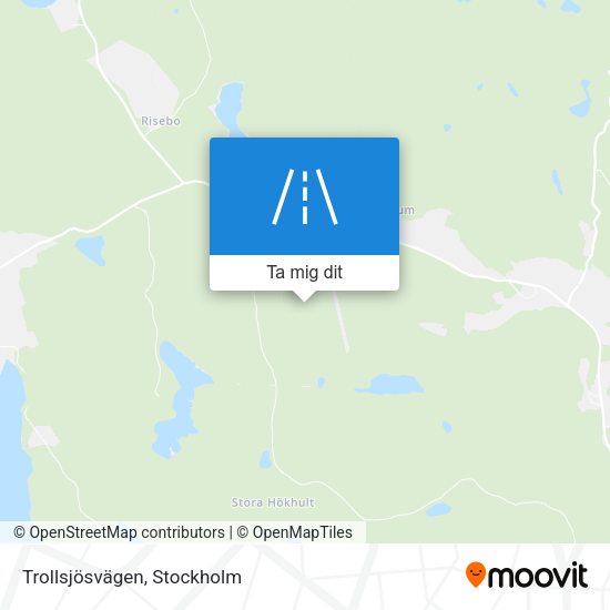 Trollsjösvägen karta