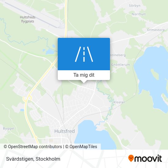 Svärdstigen karta